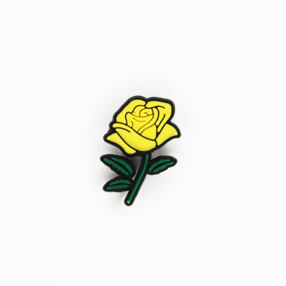 COPY - Yellow Rose Croc Charms